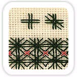 Double cross stitch