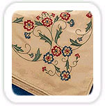Embroidered Throw