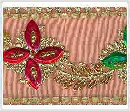 Sequins Handwork Embroidery Laces